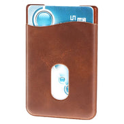 Leather Card Holder Sticker 3M Adhesives Credit ID Card Mobile Phone Back Pocket Wallet Case Stickers Bag Pouch