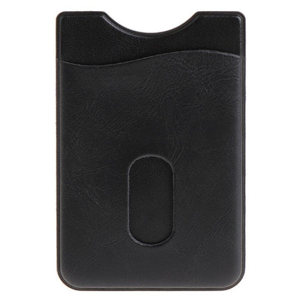 Leather Card Holder Sticker 3M Adhesives Credit ID Card Mobile Phone Back Pocket Wallet Case Stickers Bag Pouch