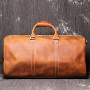 Genuine leather handbag travel bag