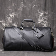 Genuine leather handbag travel bag