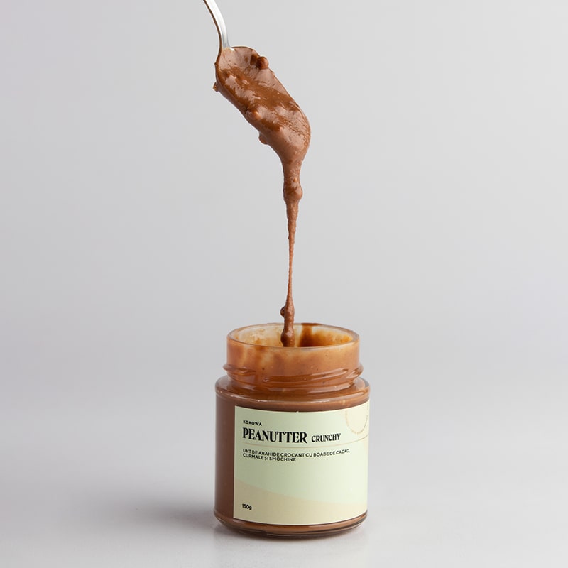 Peanutter Crunchy Peanut Butter with Cocoa and Dried Fruit