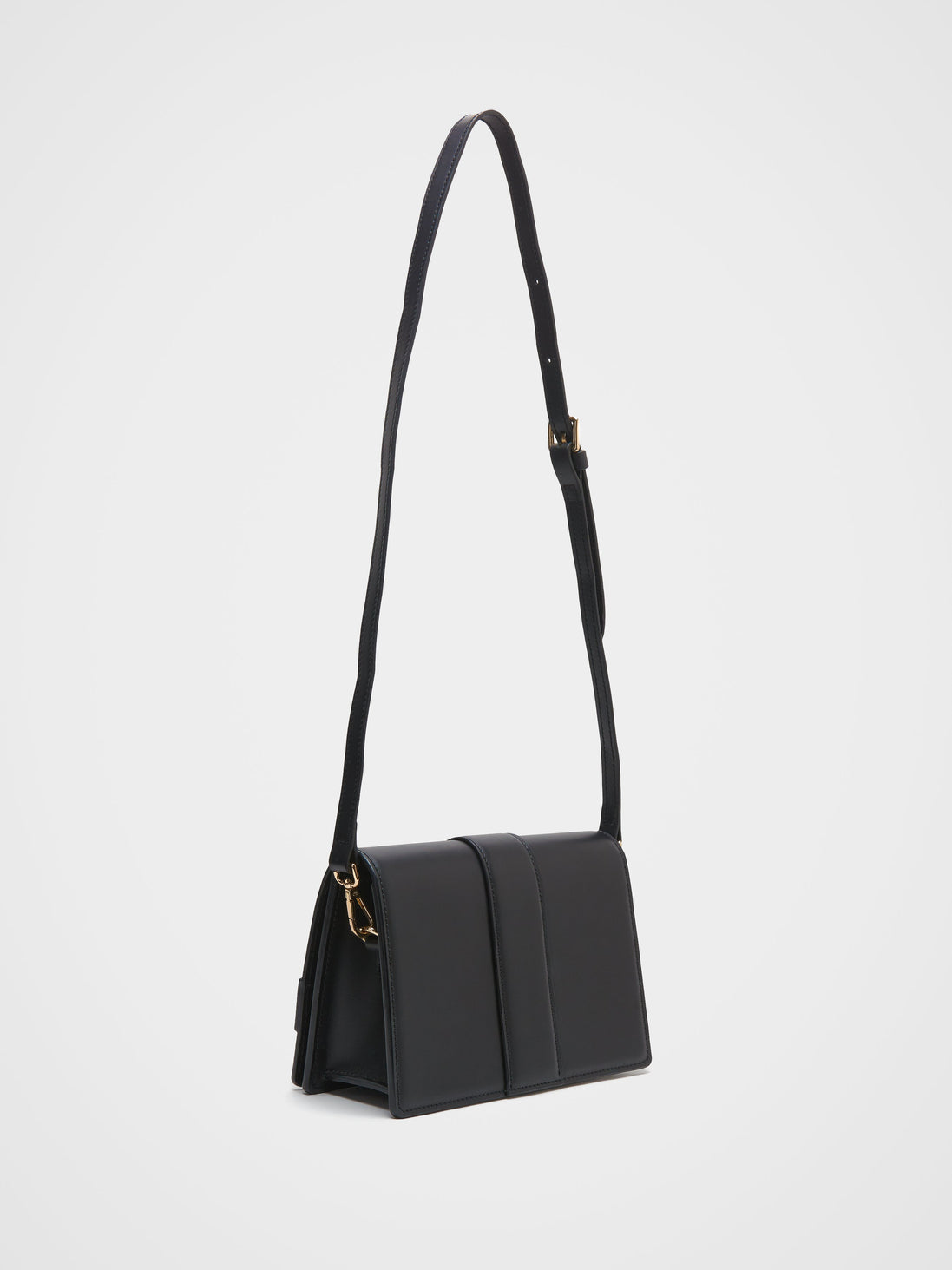 Divalo Transylvania Vanguard Leather Crossbody Bag Black