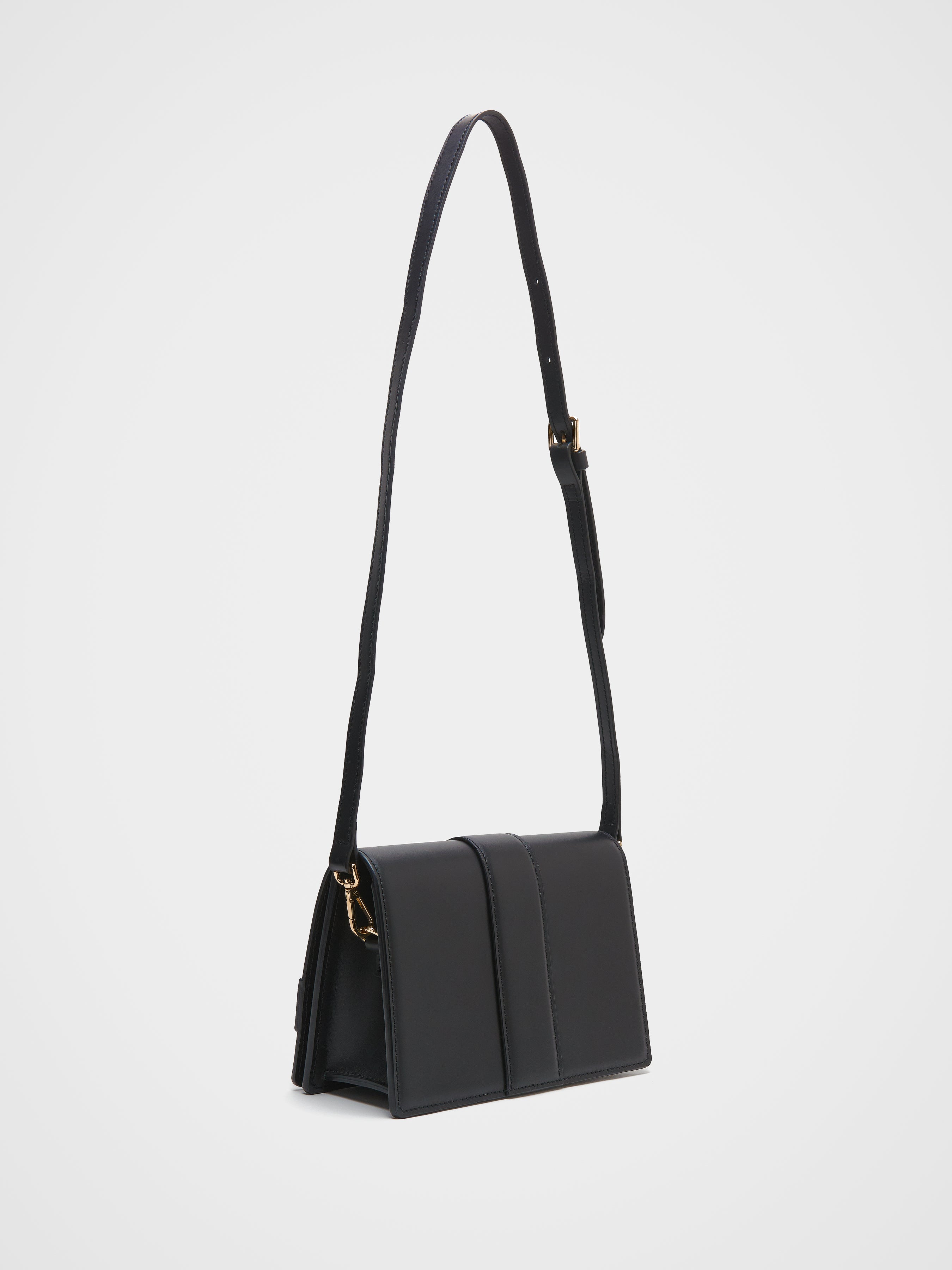 Divalo Transylvania Vanguard Leather Crossbody Bag Black