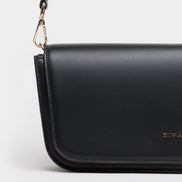 Divalo Transylvania Luna Crescent Evening Bag Black