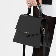 Divalo Transylvania Twilight Bat-Wing Evening Bag Black