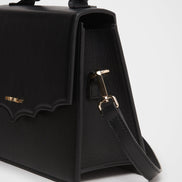 Divalo Transylvania Twilight Bat-Wing Evening Bag Black