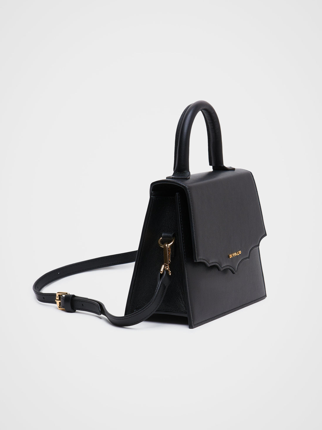Divalo Transylvania Twilight Bat-Wing Evening Bag Black