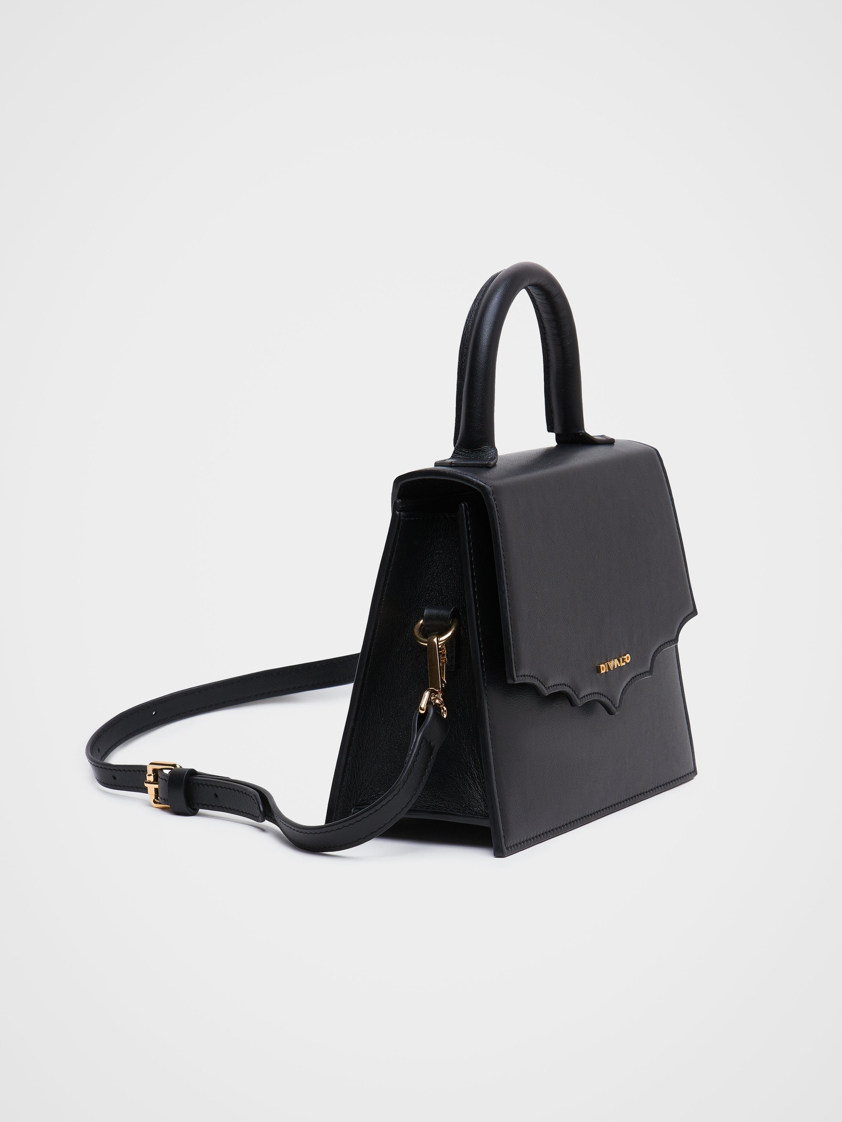 Divalo Transylvania Twilight Bat-Wing Evening Bag Black