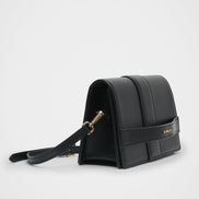 Divalo Transylvania Vanguard Leather Crossbody Bag Black