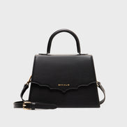 Divalo Transylvania Twilight Bat-Wing Evening Bag Black