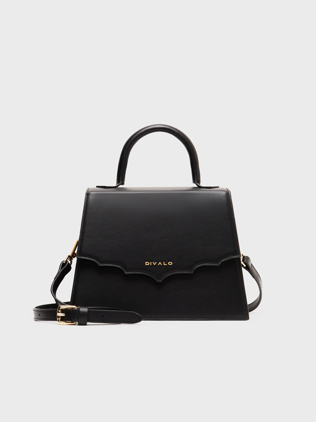 Divalo Transylvania Twilight Bat-Wing Evening Bag Black