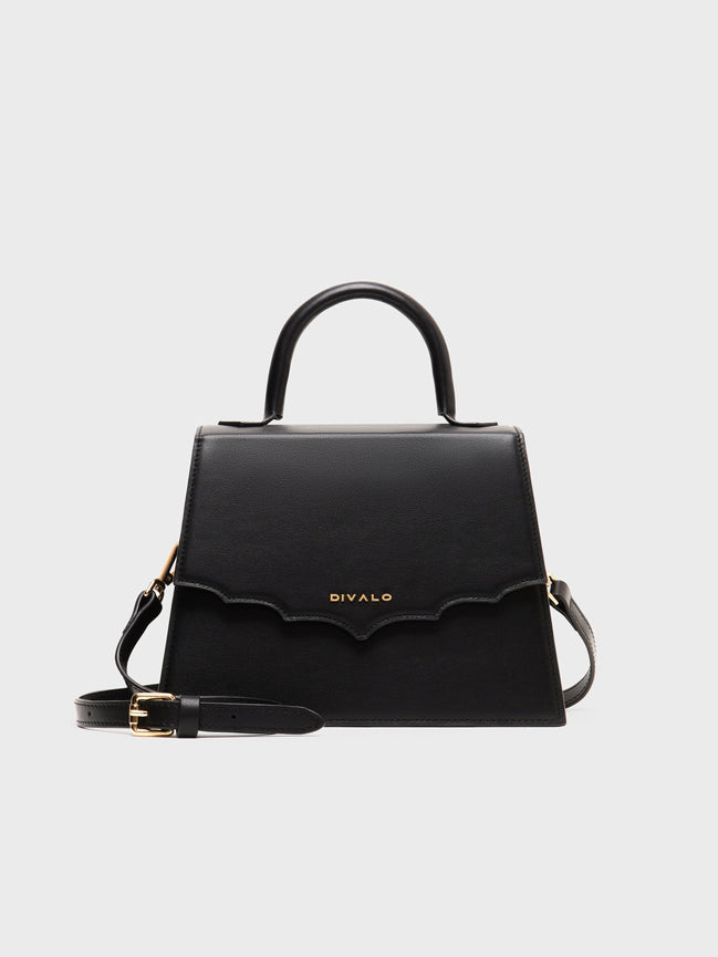 Divalo Transylvania Twilight Bat-Wing Evening Bag Black