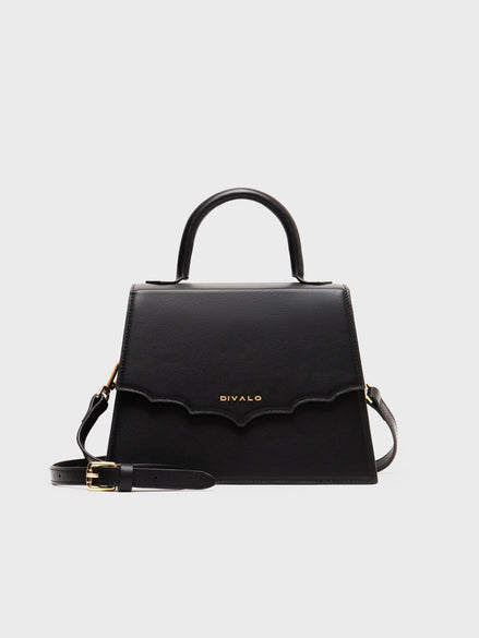 Divalo Transylvania Twilight Bat-Wing Evening Bag Black