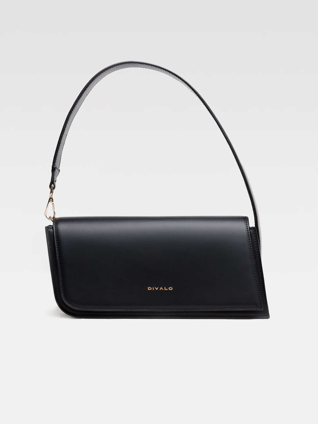 Divalo Transylvania Luna Crescent Evening Bag Black